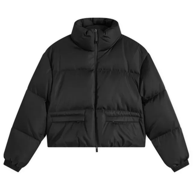 Moncler Women's Vissec Short Padded Jacket Black