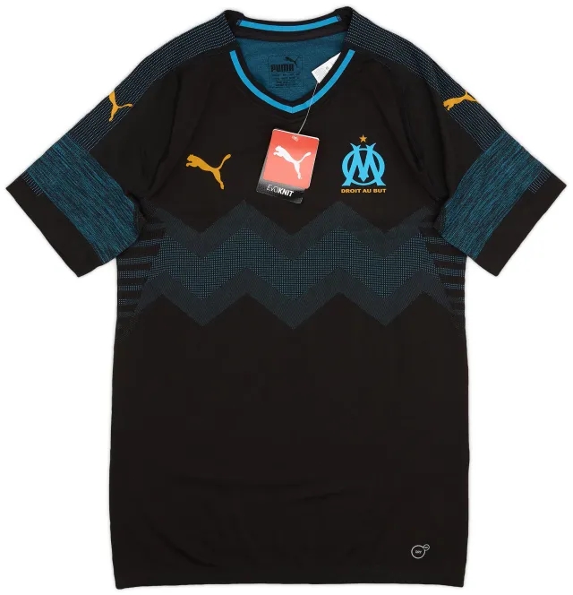 Puma 2018-19 Olympique Marseille EvoKnit Player Issue Away Shirt Balotelli #9 (XL)