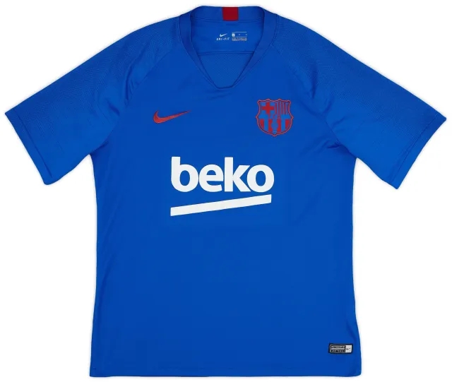 2019-20 Barcelona Nike Training Shirt - 8/10 - (L)