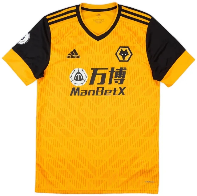adidas 2020-21 Wolves Home Shirt Neves #8 - 9/10 - (S)