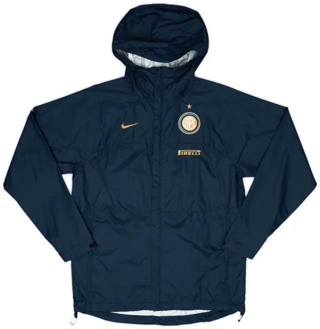 2008-09 Inter Milan Nike Hooded Rain Jacket - 9/10 - (S)