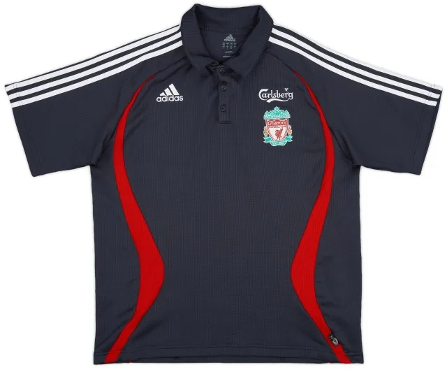 2006-07 Liverpool adidas Polo Shirt - 9/10 - (L/XL)