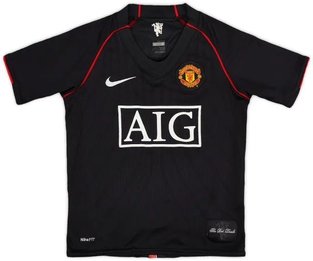 Nike 2007-08 Manchester United Away Shirt - 8/10 - (S.Boys)