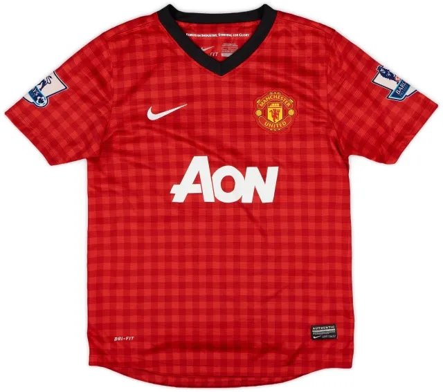 Nike 2012-13 Manchester United Home Shirt - 8/10 - (M.Boys)