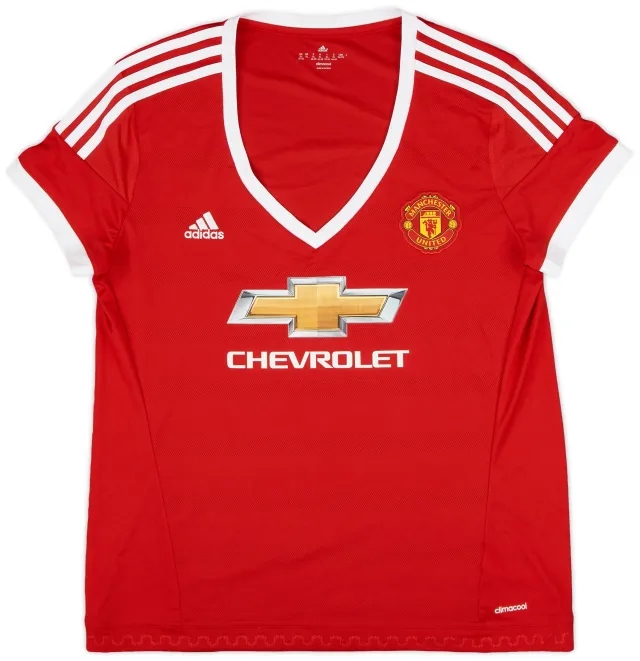 adidas 2015-16 Manchester United Home Shirt - 9/10 - (Women's XL)