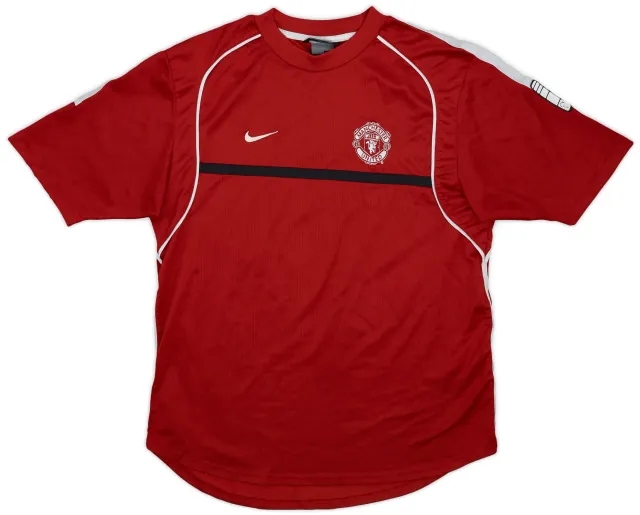 2002-03 Manchester United Nike Training Shirt - 8/10 - (M)
