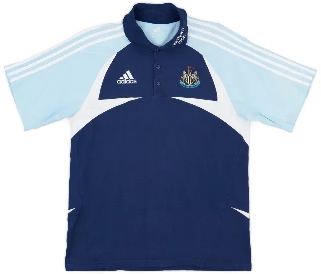 2007-08 Newcastle adidas Polo Shirt - 8/10 - (M)