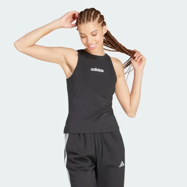 adidas Women Essentials Linear Slim Cotton Tank Top