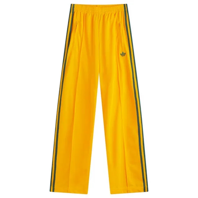 Adidas Women's Firebird Loose Track Pant Crew Yellow/Collegiate Green