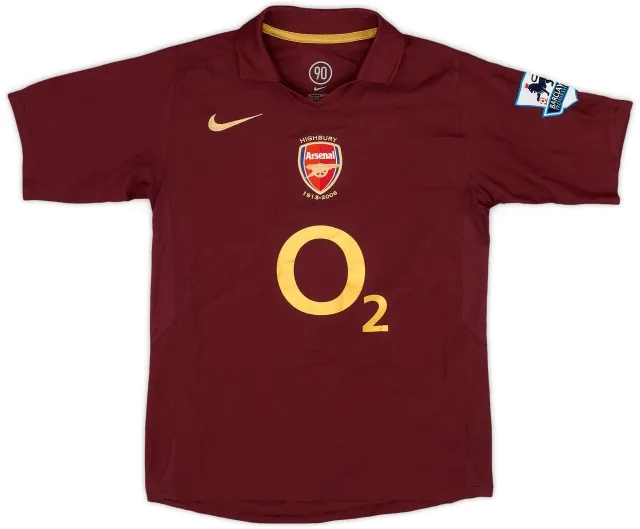 Nike 2005-06 Arsenal Home Shirt - 9/10 - (M.Boys)