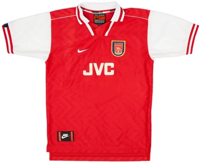 Nike 1996-98 Arsenal Home Shirt - 9/10 - (L.Boys)