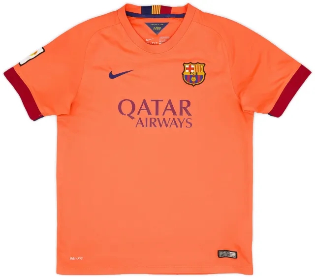 Nike 2014-15 Barcelona Away Shirt - 6/10 - (XL.Boys)