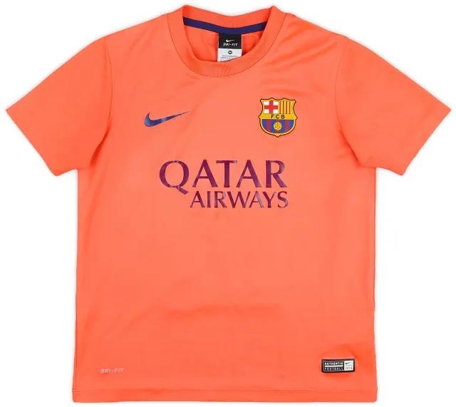 Nike 2014-15 Barcelona Basic Away Shirt - 7/10 - (M.Boys)