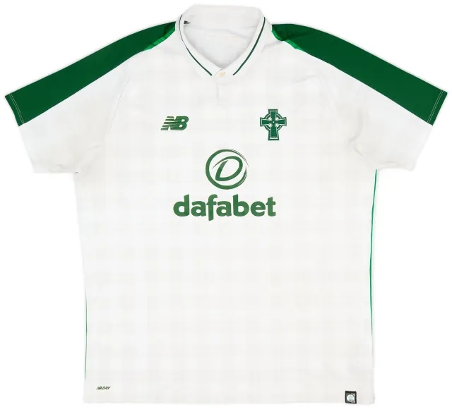 NewBalance 2018-19 Celtic Away Shirt - 7/10 - (XL)