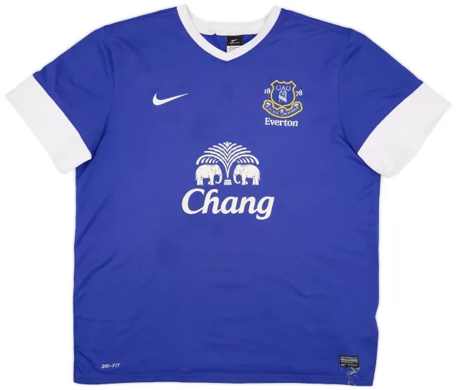 Nike 2012-13 Everton Home Shirt - 6/10 - (XXL)