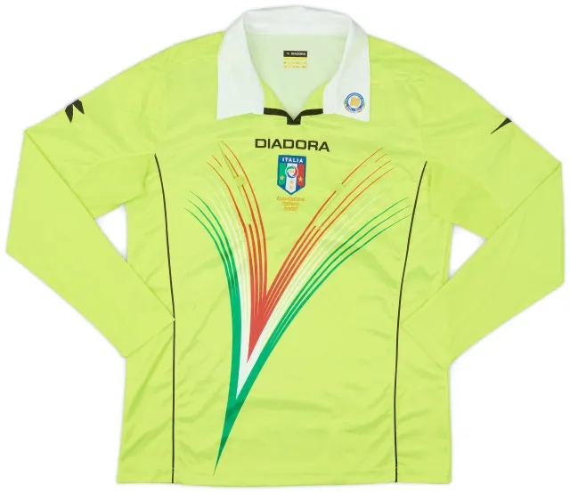2011-12 Italy Diadora Centenary Referee L/S Shirt - 8/10 - (M)