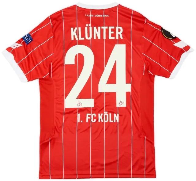 2017-18 FC Koln European Home Shirt Klunter #24 (S)