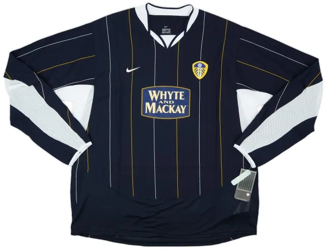 Nike 2003-04 Leeds United Away L/S Shirt (XXL)