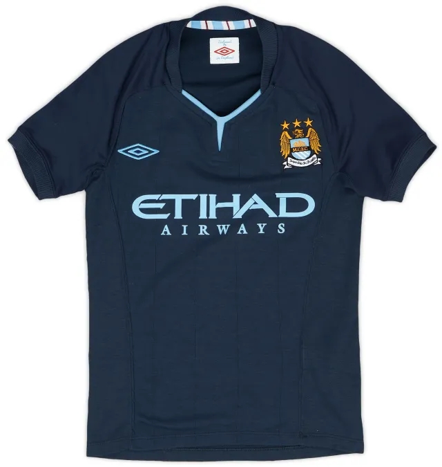 Umbro 2010-12 Manchester City Away Shirt - 9/10 - (6-7 Years)