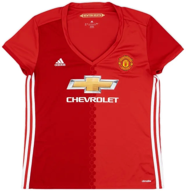 adidas 2016-17 Manchester United Home Shirt - 9/10 - (Women's XL)