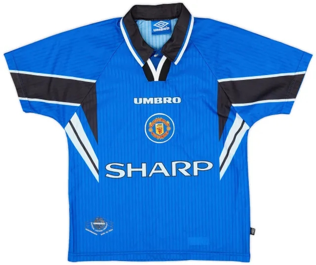 Umbro 1996-98 Manchester United Third Shirt - 8/10 - (L.Boys)