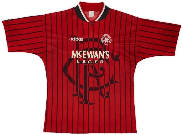 adidas 1994-95 Rangers Away Shirt - 8/10 - (L)
