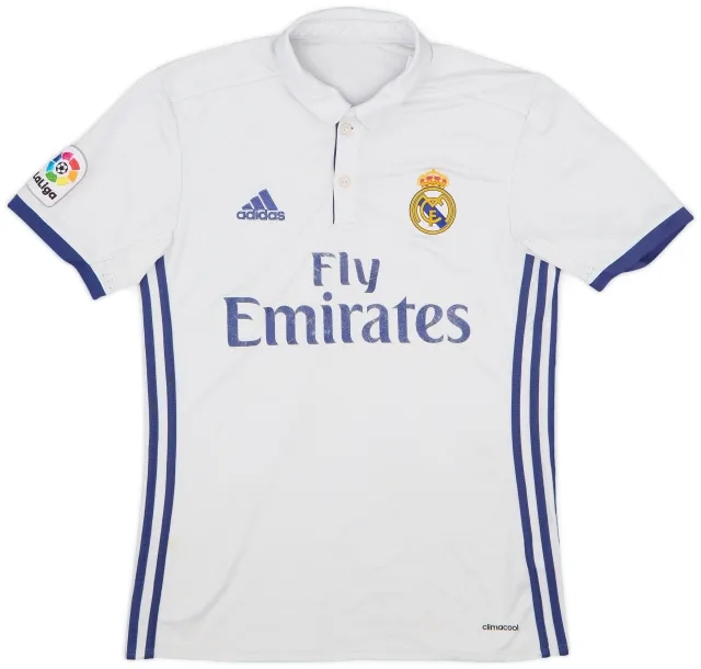 adidas 2016-17 Real Madrid Home Shirt - 5/10 - (S)