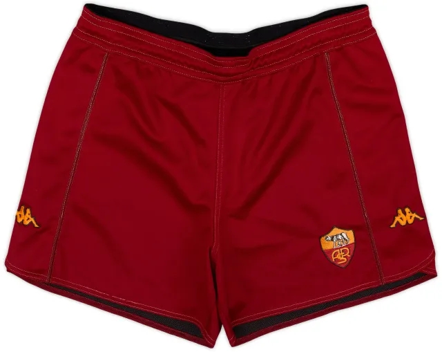 Kappa 2002-03 Roma European Home Shorts - 6/10 - (XL)