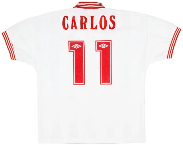Umbro 1996-98 Sevilla Home Shirt Carlos #11 - 7/10 - (XL)