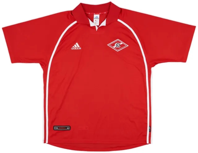 adidas 2001-03 Spartak Moscow Home Shirt - 8/10 - (M)