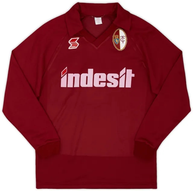 1990-91 Torino Home L/S Shirt - 6/10 - (S)