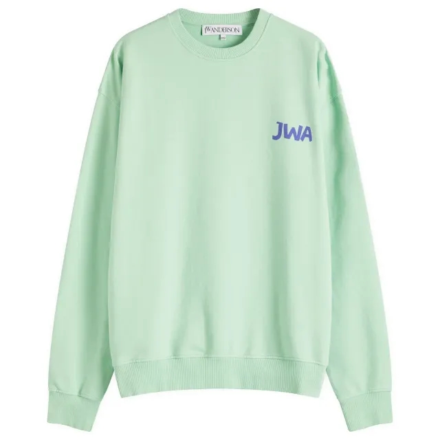 JW Anderson Men's JWA Back Print Sweatshirt Spearmint