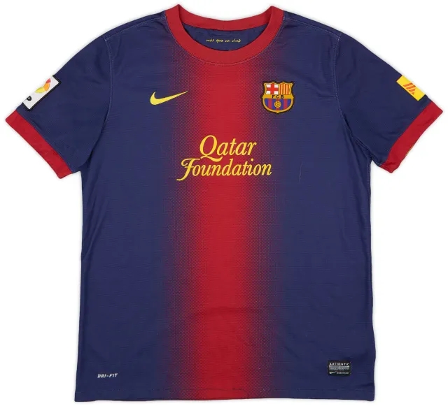 Nike 2012-13 Barcelona Home Shirt - 7/10 - (XL.Boys)