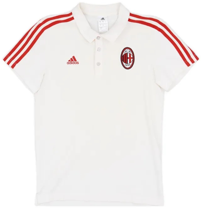 2016-17 AC Milan adidas Polo Shirt - 8/10 - (S)
