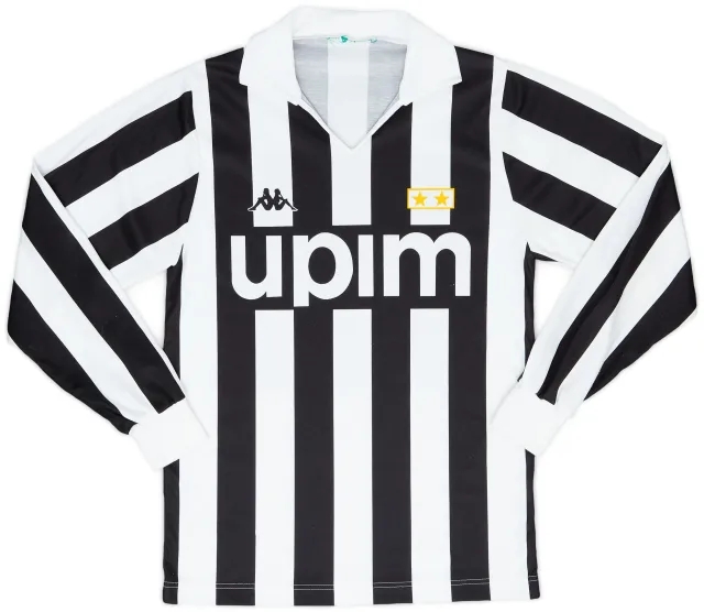 Kappa 1989-90 Juventus Basic Home L/S Shirt - 8/10 - (S)