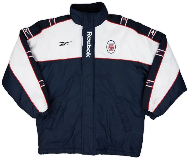 1998-99 Liverpool Reebok Padded Bench Coat - 7/10 - (S)