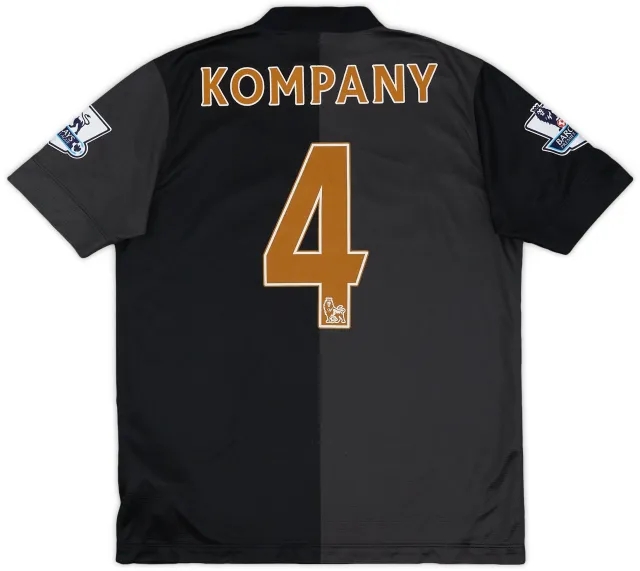 Nike 2013-14 Manchester City Away Shirt Kompany #4 - 9/10 - (XL.Boys)