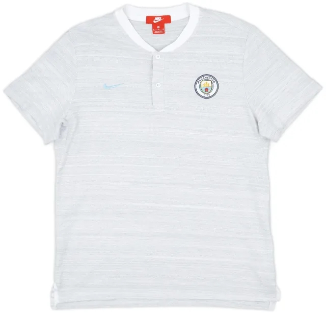 2018-19 Manchester City Nike Polo Shirt - 9/10 - (XL)