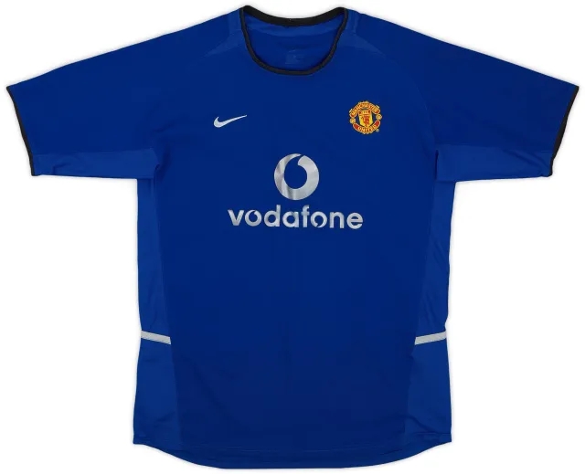 Nike 2002-03 Manchester United Third Shirt - 8/10 - (XL.Boys)