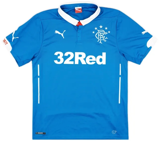 Puma 2014-15 Rangers Home Shirt - 7/10 - (M)
