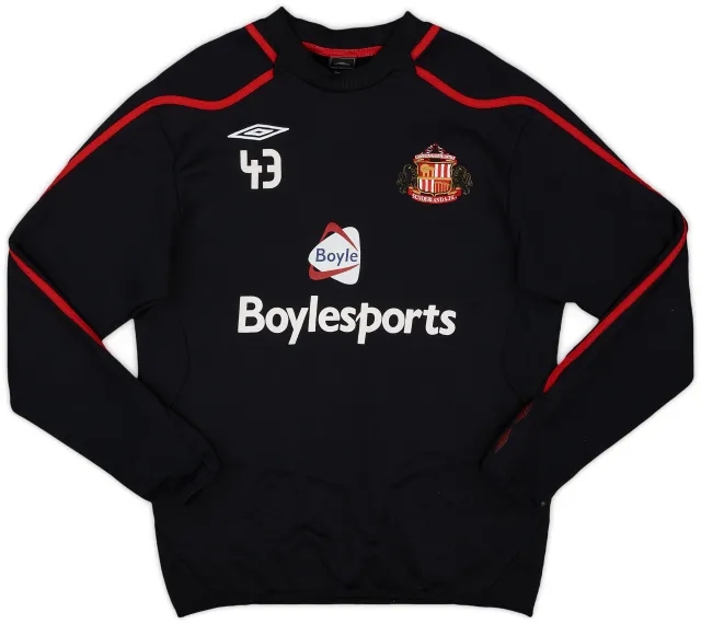 2008-09 Sunderland Player Issue Umbro Sweat Top #43 (Hourihane) - 8/10 - (XL)