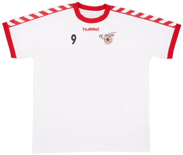 2005-06 FC Thun Hummel Player Issue Away/Training Shirt #9 - 7/10 - (XL)