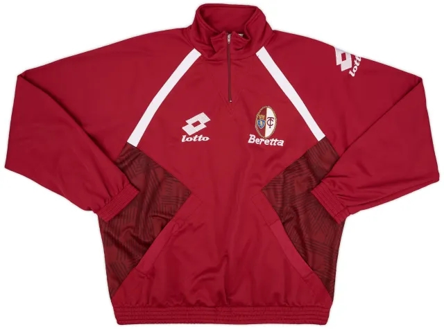 1994-95 Torino Lotto 1/4 Zip Track Jacket - 8/10 - (XL)