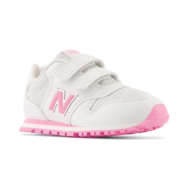 New Balance  500  girls's Children's Shoes (Trainers) in White