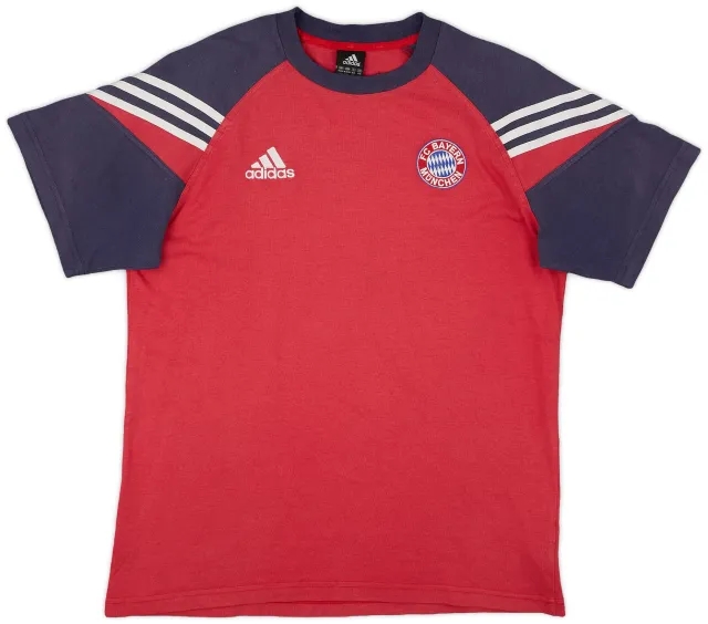 2003-04 Bayern Munich adidas Cotton Tee - 4/10 - (XL.Boys)