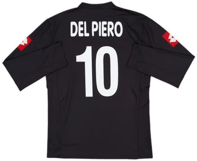 Lotto 2001-02 Juventus CL Away L/S Shirt Del Piero #10 - 9/10 - (L)