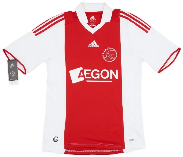 adidas 2009-10 Ajax Home Shirt (S)