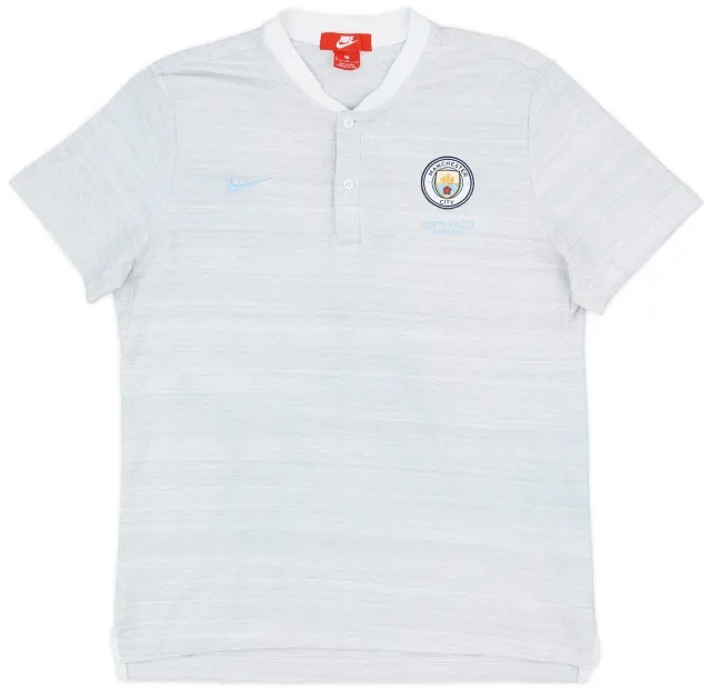 2018-19 Manchester City Nike Polo Shirt - 9/10 - (XL)