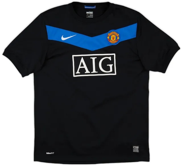 Nike 2009-10 Manchester United Away Shirt - 8/10 - (XL.Boys)