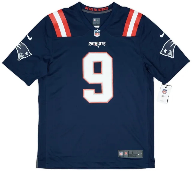 2021-23 New England Patriots Judon #9 Nike Game Home Jersey (L)